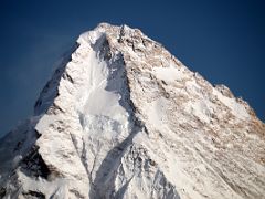 07 K2 North Face Close Up Late Afternoon From K2 North Face Intermediate Base Camp